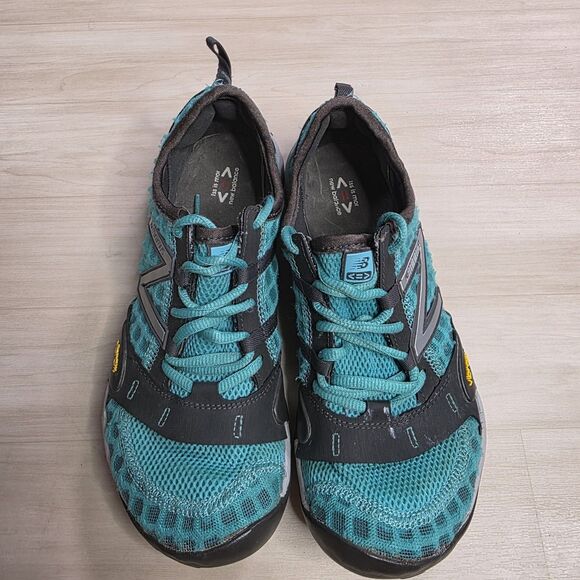 New Balance Minimus Trail Running Shoes Vibram Sole Green WT10CG Womens Size 7.5 - Picture 3 of 11